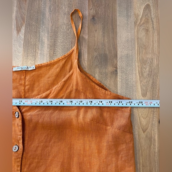 Orange Button-Down Camisole - Picture 7 of 10